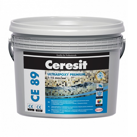 СЕ 89 Эпоксидная затирка (Cristal White 80) 2,5 кг