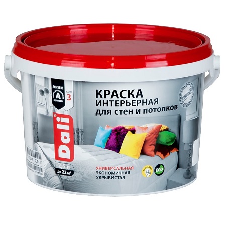 Интерьерная для стен и потолков 0,9 л