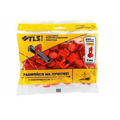 Зажим 2.0 мм TLS-Profi, 100 шт