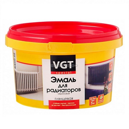 Эмаль для радиаторов, 0,5 л