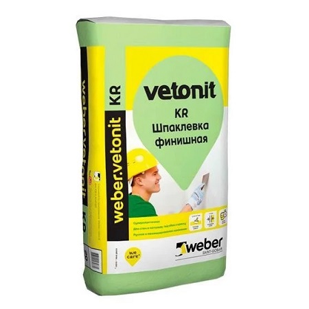 Vetonit KR финишная 1-3 мм, 5 кг.