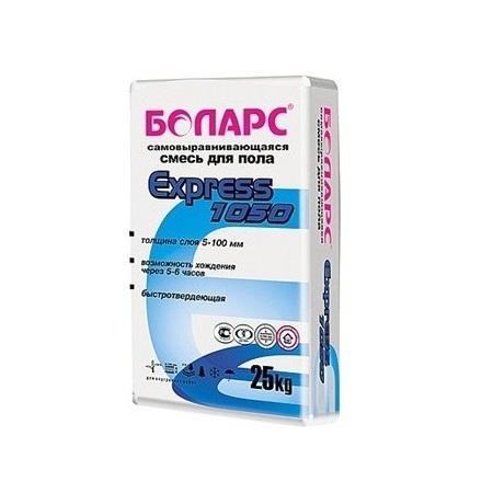СВ-1050 Express Самовыравнивающаяся смесь для пола, 5-100 мм, 25 кг