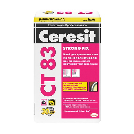 CT 83 для плит из пенополистирола