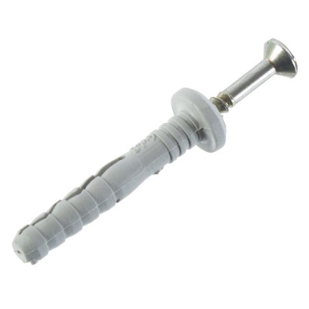 Дюбель-гвоздь грибовидн. нейлон 6х40 (200 шт.)