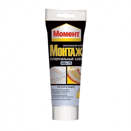 Ж/гвозди Момент-монтаж МВп-70 суперсильный ПРОЗРАЧНЫЙ 280г.