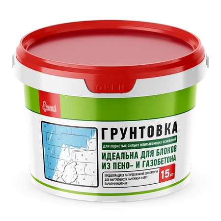 Грунтовка для пористых сильно впитывающих оснований 15 кг
