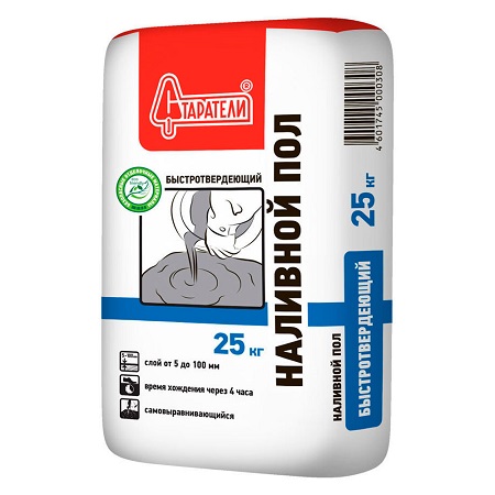 Быстротвердеющий Пол наивной 5-100 мм, 20 кг